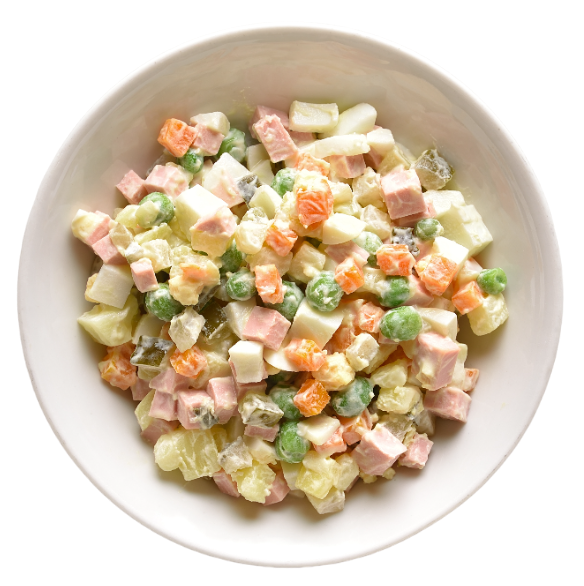 אפונה ותפו"א במיונז