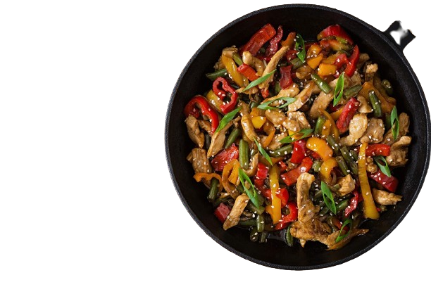 מוקפץ סיני חזה עוף וירקות