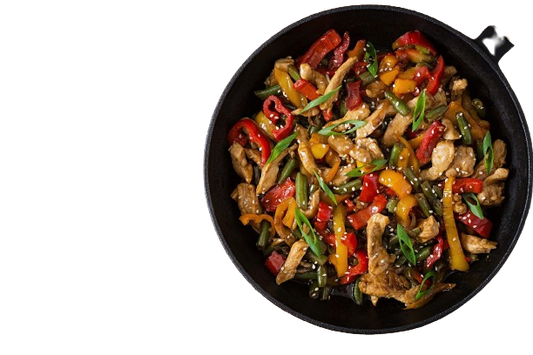 מוקפץ סיני חזה עוף וירקות