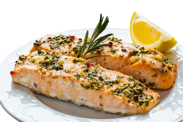 סלמון פריך בעשבי תיבול (קראסט)